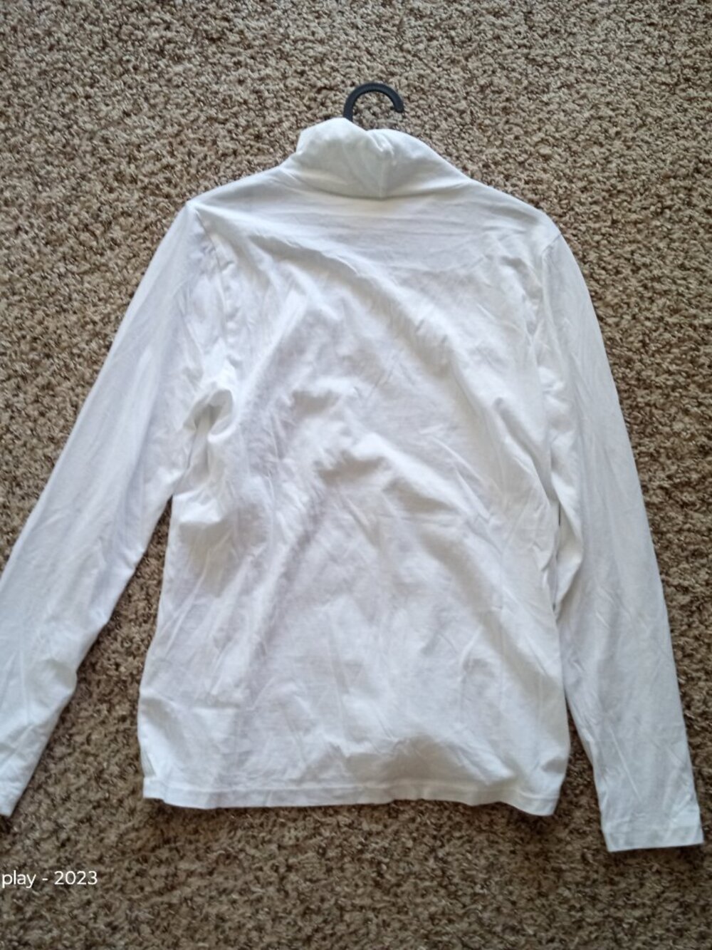 J.Crew Women's Tissue Turtleneck Sweater Cotton White Size Medium - Picture 5 of 6
